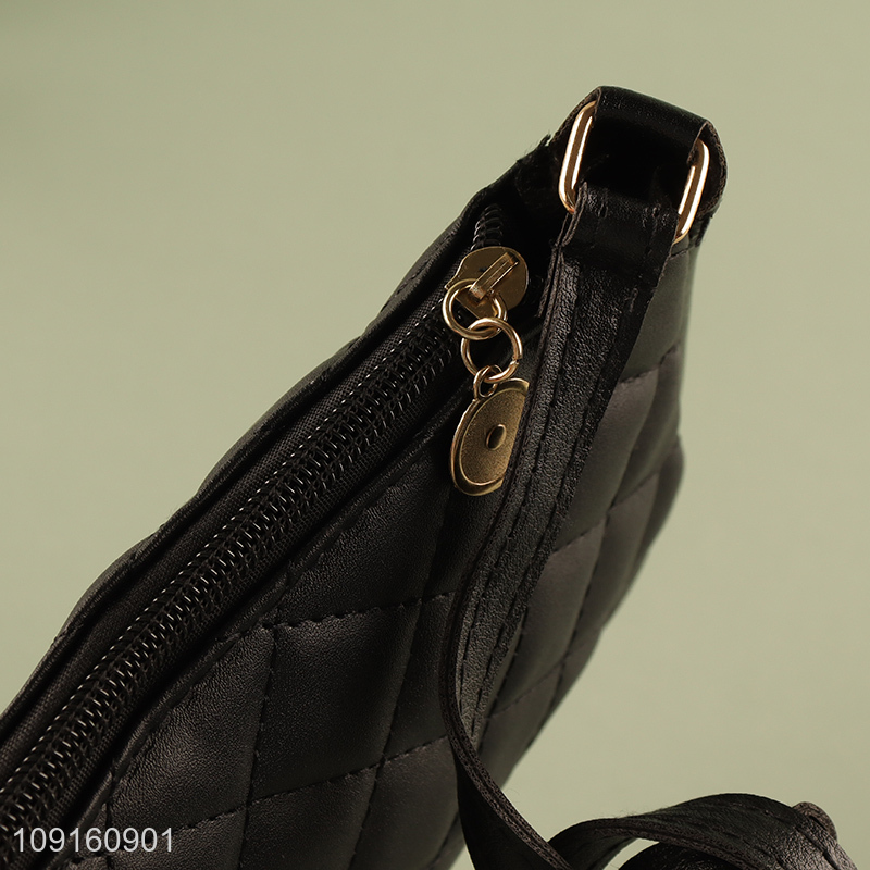 Good quality black waterproof fashion women shoulder bag for sale