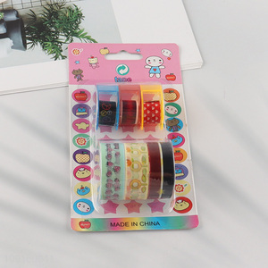 Top selling cartoon colourful students diy decorative adhesive