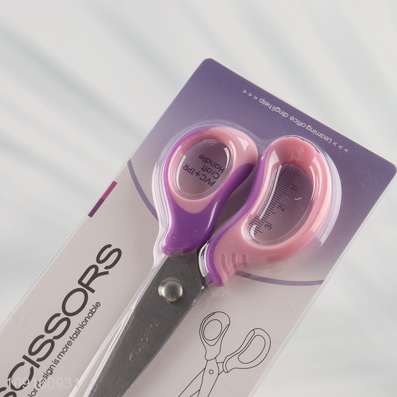 China products multicolor students paper scissors school office scissors