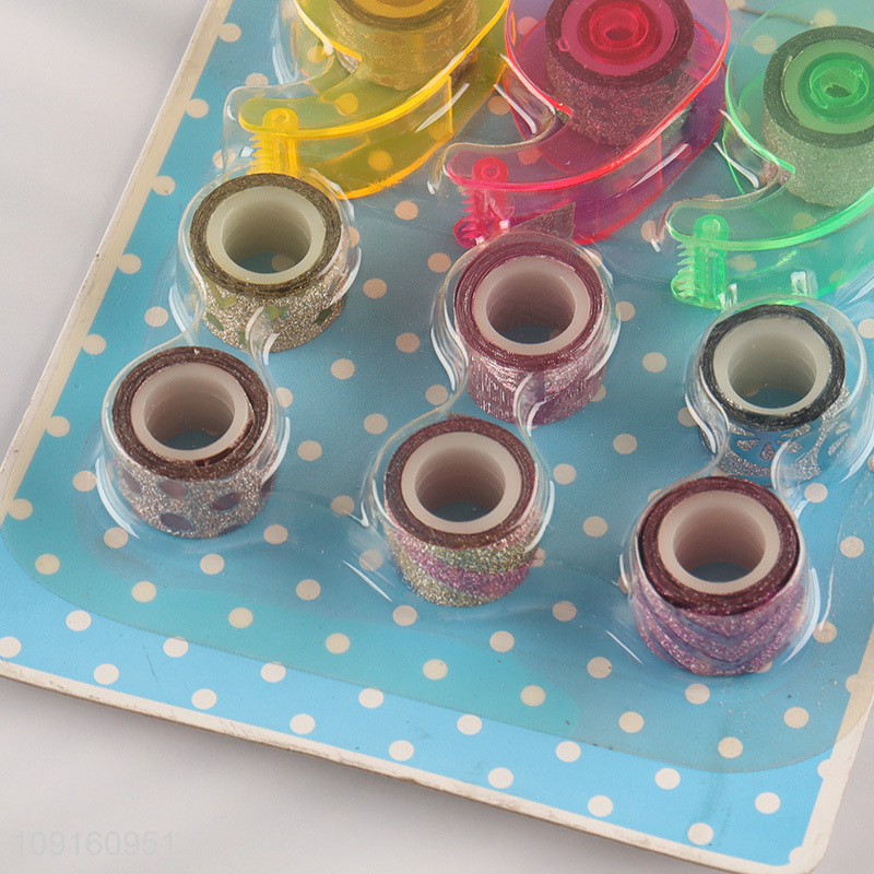 Good selling colorful children diy mini adhesive set wholesale