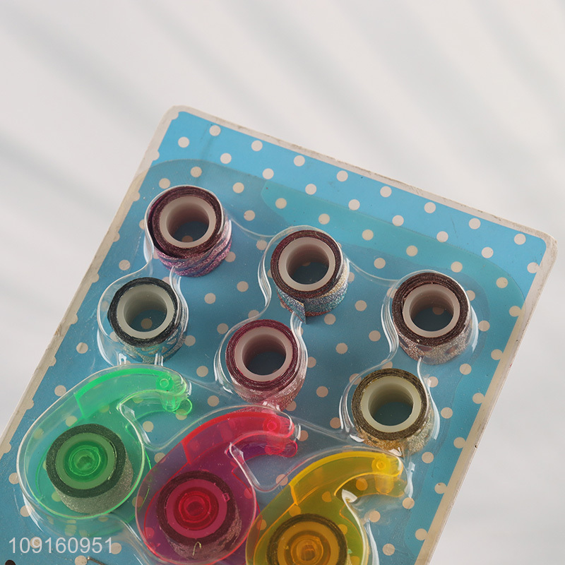 Good selling colorful children diy mini adhesive set wholesale