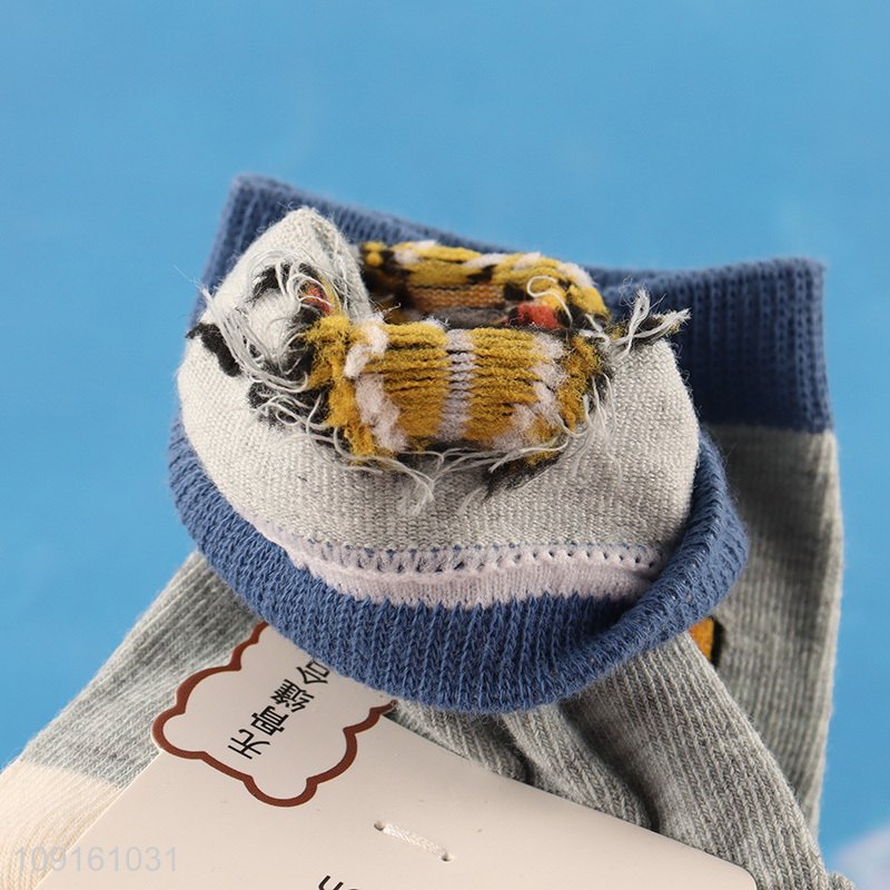 New product cotton breathable children cartoon printed socks
