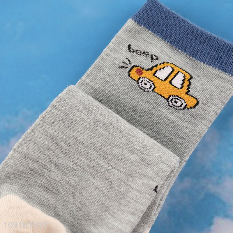New product cotton breathable children cartoon printed socks