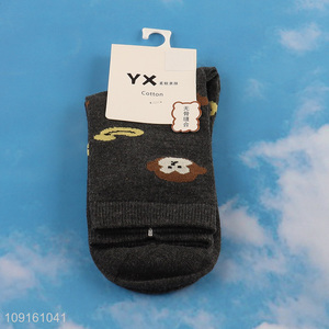 Hot items monkey printed skin-friendly cotton kids socks