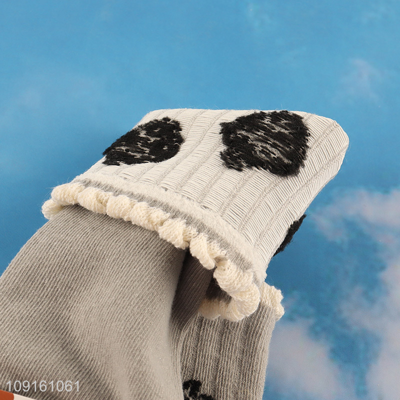 Top quality cartoon printed children cotton socks for sale