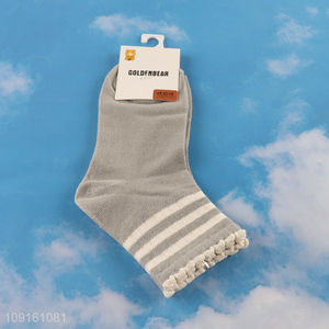 Low price cotton comfortable breathable children cotton socks