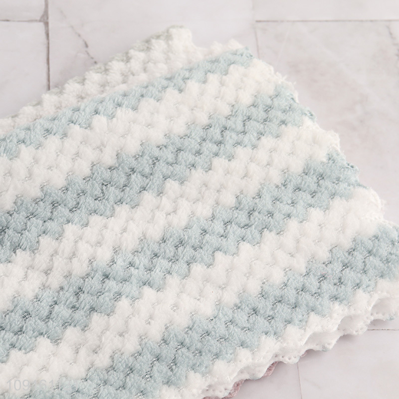 Top quality household colored checkered cleaning towel cleaning cloth