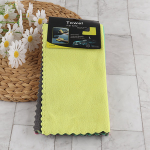 Good price soft quick dry car cleaning towel cleaning cloth