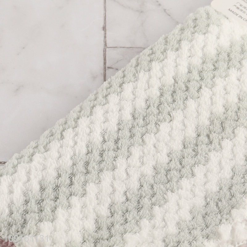 Top quality household colored checkered cleaning towel cleaning cloth