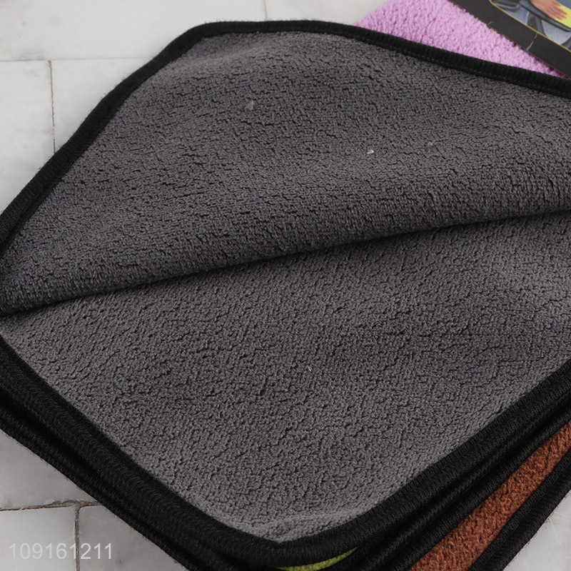 Factory wholesale soft reusable car cleaning towel cleaning cloth