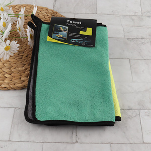 Yiwu market multicolor microfiber soft car cleaning towel cleaning cloth