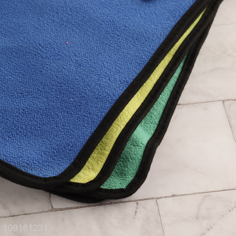 Yiwu market multicolor microfiber soft car cleaning towel cleaning cloth