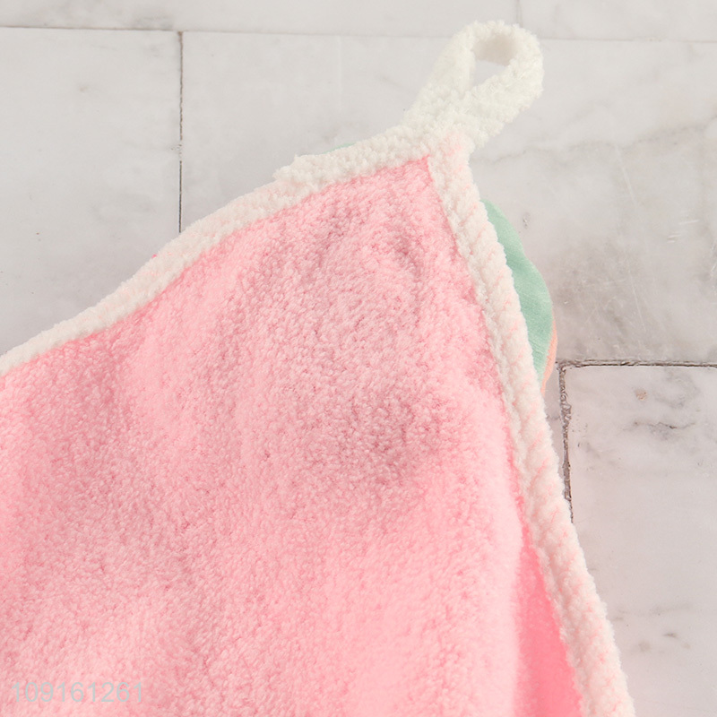 Most popular fruits series kitchen bathroom hanging hand dry towel