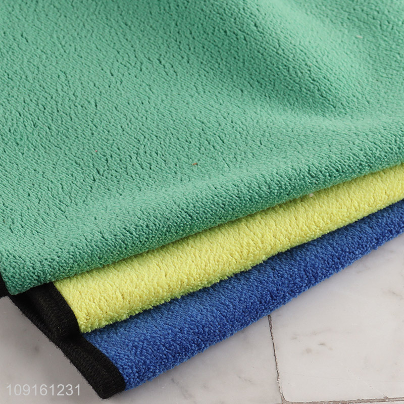 Yiwu market multicolor microfiber soft car cleaning towel cleaning cloth