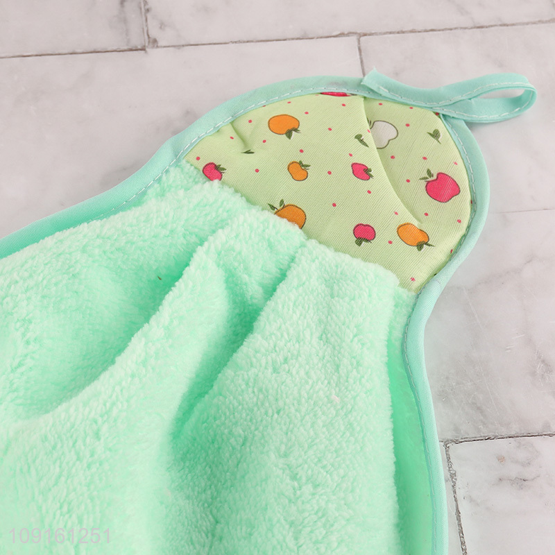 Top selling multicolor quick dry hanging hand towel for bathroom