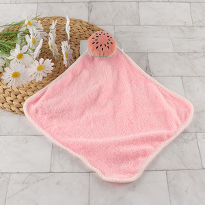 Most popular fruits series kitchen bathroom hanging hand dry towel