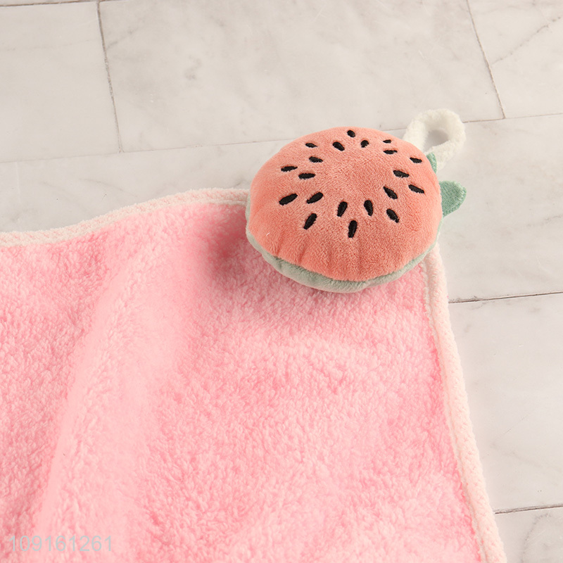 Most popular fruits series kitchen bathroom hanging hand dry towel