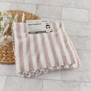 Good sale square home colored checkered cleaning towel