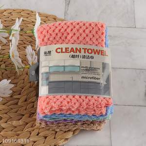 Popular products multicolor microfiber soft cleaning towel