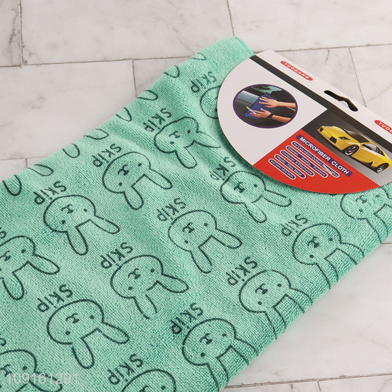 Online wholesale reusable soft microfiber car cleaning towel