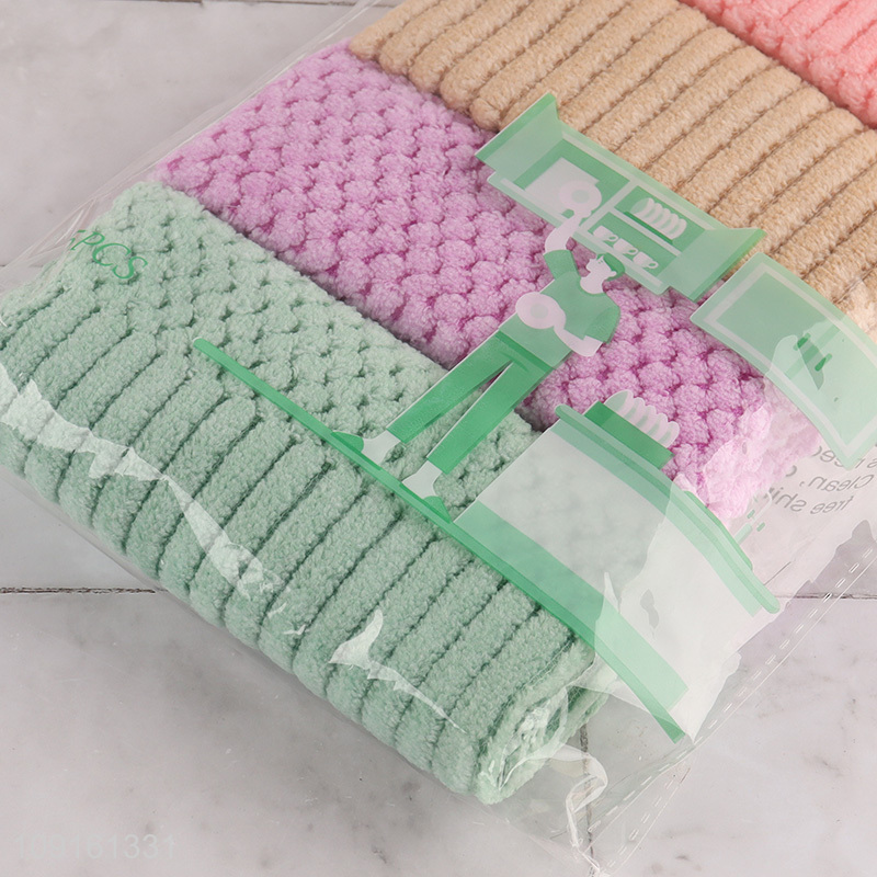 Hot products multicolor microfiber cleaning towel cleaning cloth