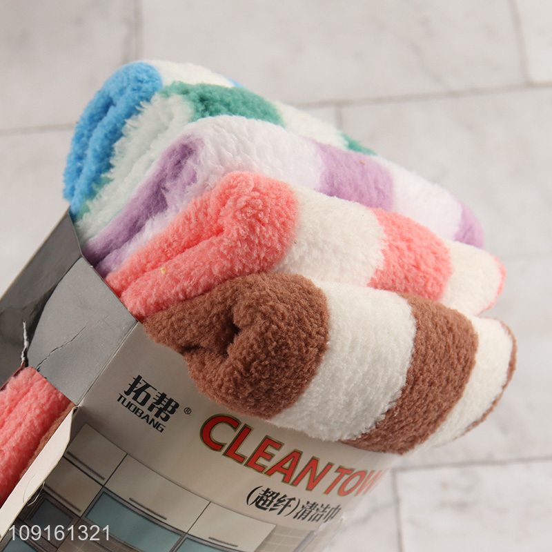 China supplier soft microfiber cleaning towel cleaning cloth for home