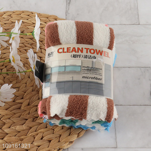 China supplier soft microfiber cleaning towel cleaning cloth for home