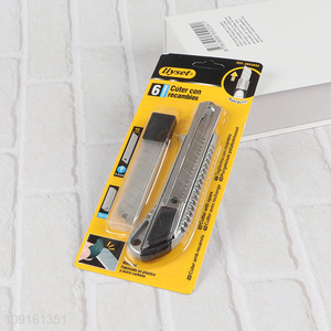 New Arrival Utility Knife Paper Knife Retractable Box Cutter for Carton