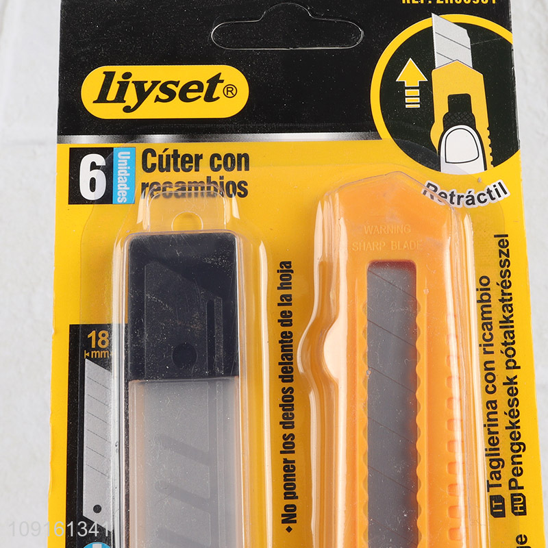 Good Quality Heavy Duty Utility Knife Retractable Box Cutter Paper Knife