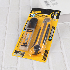 Hot Selling Retractable Utility Knife Snap-Off Box Cutter Paper Knife