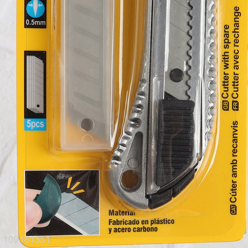 New Arrival Utility Knife Paper Knife Retractable Box Cutter for Carton