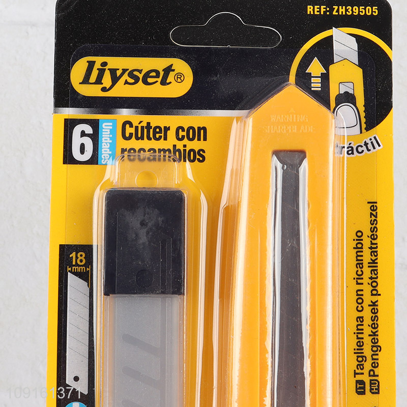 New Product Utility Knife Box Cutter Paper Knife for Home Office School