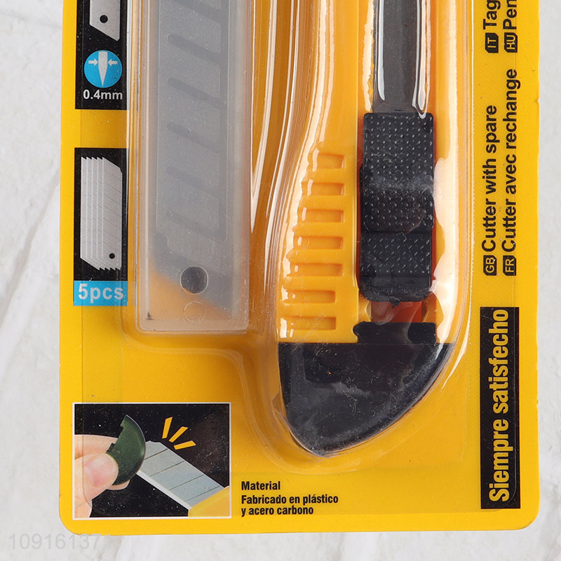 New Product Utility Knife Box Cutter Paper Knife for Home Office School