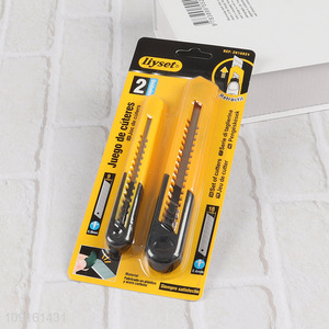 Good Quality 2PCS Retractable Utility Knife Box Cutter for Cardboard Foam Board