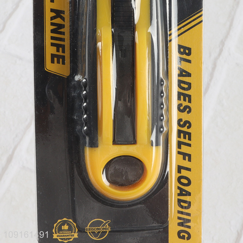 China Imports Heavy Duty Retractable Utility Knife Box Cutter for Paper