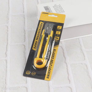 China Imports Heavy Duty Retractable Utility Knife Box Cutter for Paper