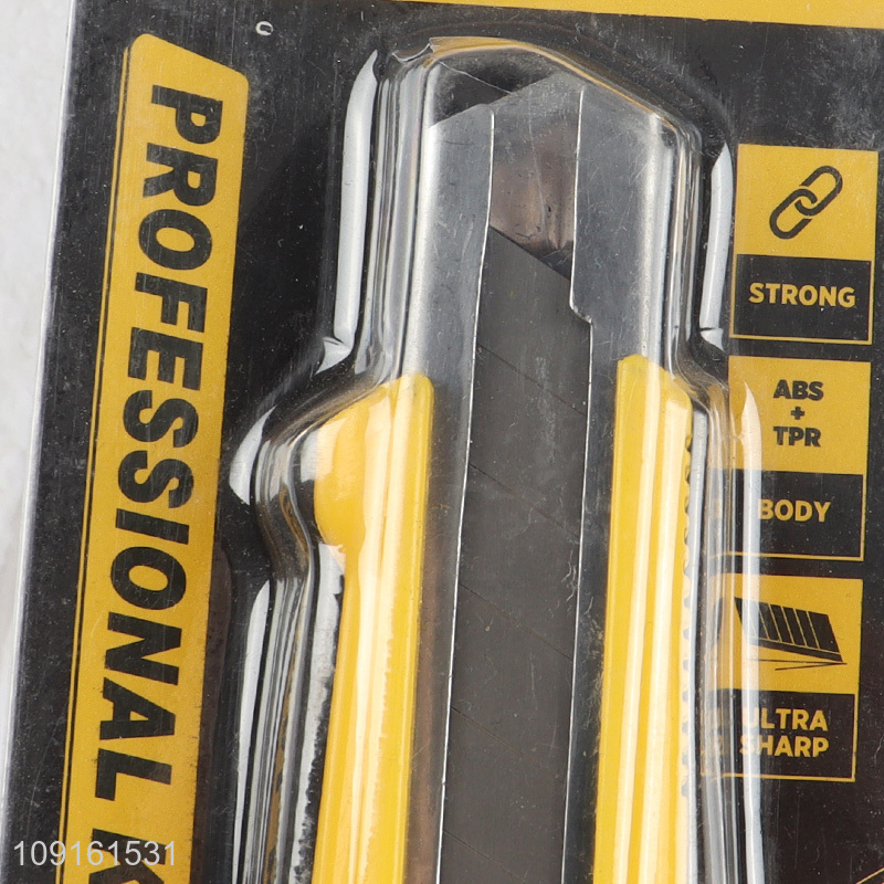 New Arrival Retractable Utility Knife Box Cutter for Cardboard Foam Board