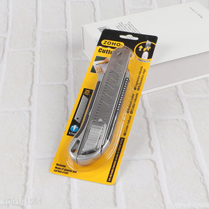 New Product Utility Knife Paper Knife Retractable Box Cutter for Carton
