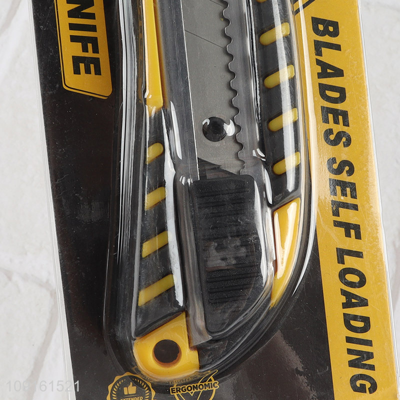 Good Quality Heavy Duty Utility Knife Carbon Steel Retractable Box Cutter