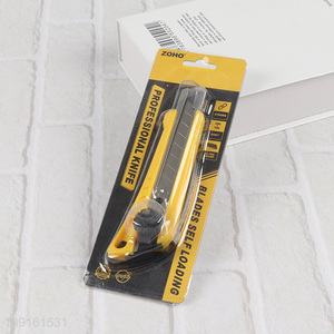 New Arrival Retractable Utility Knife Box Cutter for Cardboard Foam Board