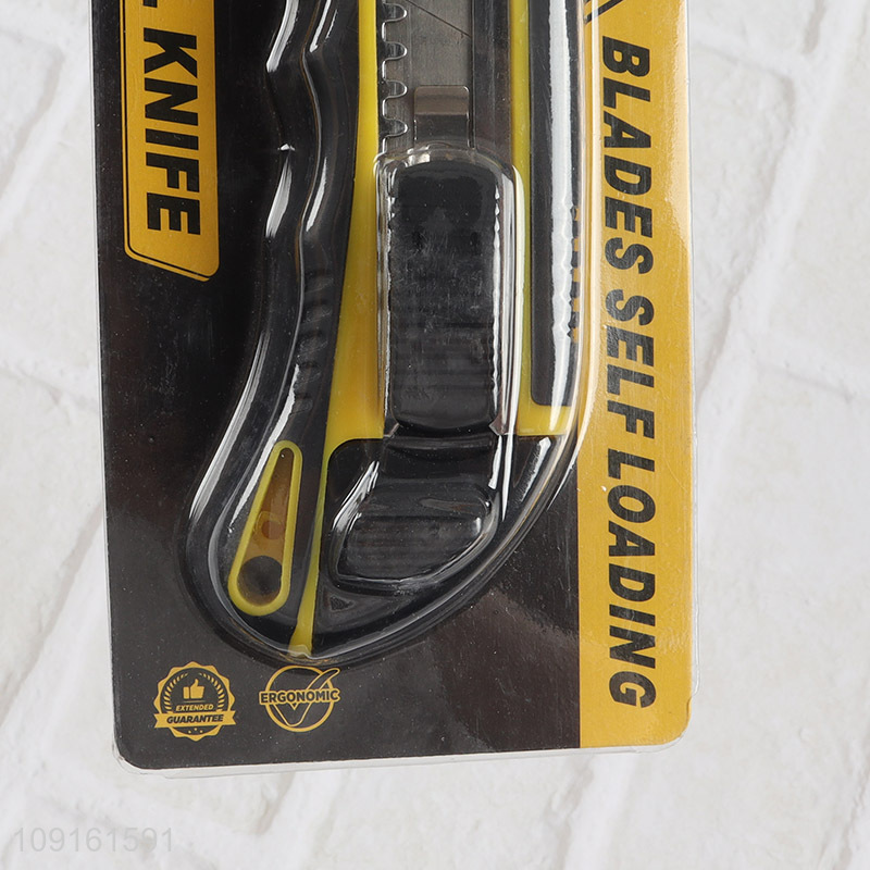 Factory Supply Heavy Duty Retractable Utility Knife Box Cutter for Paper