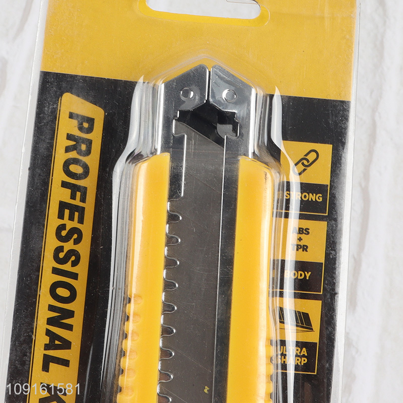 China Imports Retractable Utility Knife Snap-Off Box Cutter for Cardboard