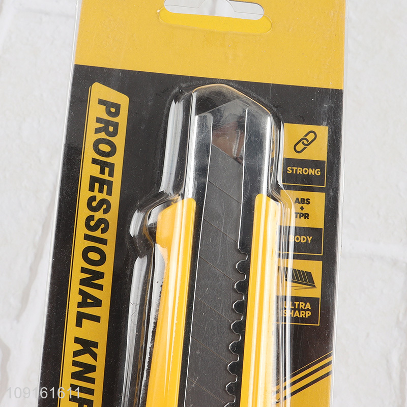 Good Quality Retractable Utility Knife Box Cutter for Paper Plastic Leather