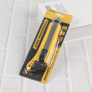 China Imports Retractable Utility Knife Snap-Off Box Cutter for Cardboard