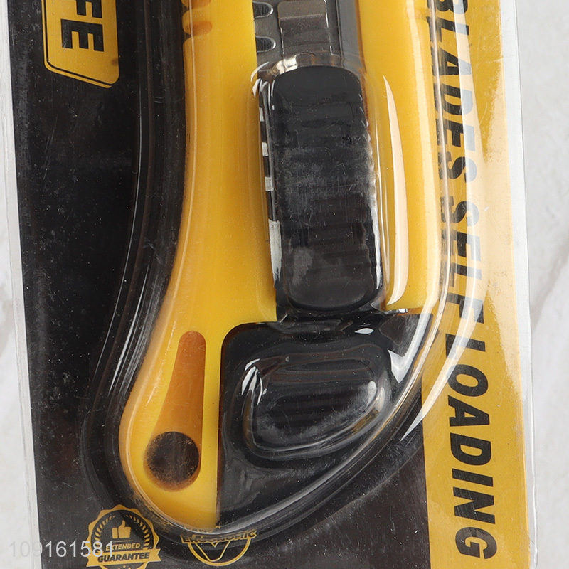 China Imports Retractable Utility Knife Snap-Off Box Cutter for Cardboard