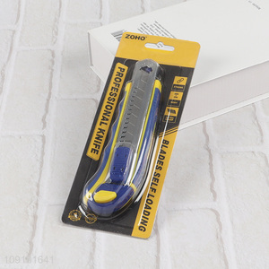 New Product Heavy Duty Utility Knife Retractable Box Cutter Paper Knife