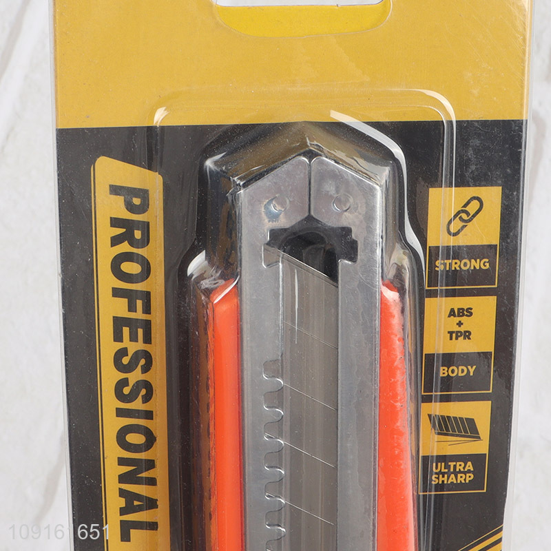 High Quality Utility Knife Paper Knife Retractable Box Cutter for Carton