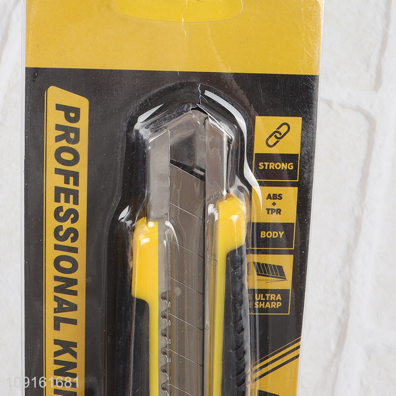 Factory Supply Retractable Utility Knife Snap-Off Box Cutter for Cardboard