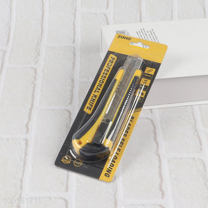 New Arrival Retractable Utility Knife Box Cutter for Paper Plastic Leather