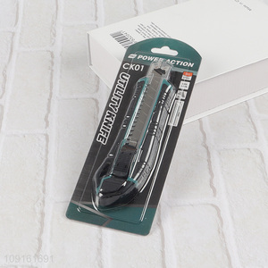 China Wholesale Heavy Duty Retractable Utility Knife Box Cutter for Paper